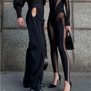 Thierry Mugler x H&M Cut Out Wool Pants